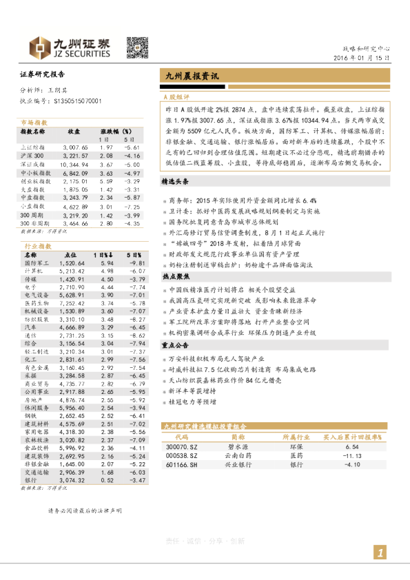 晨报资讯