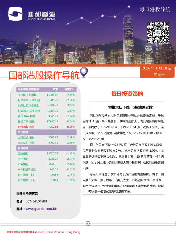 每日港股导航