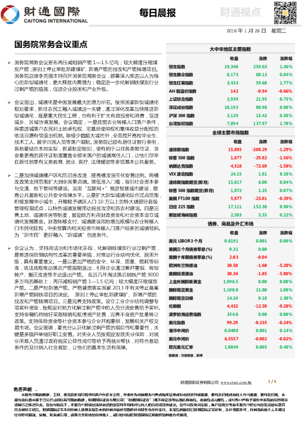 每日晨报