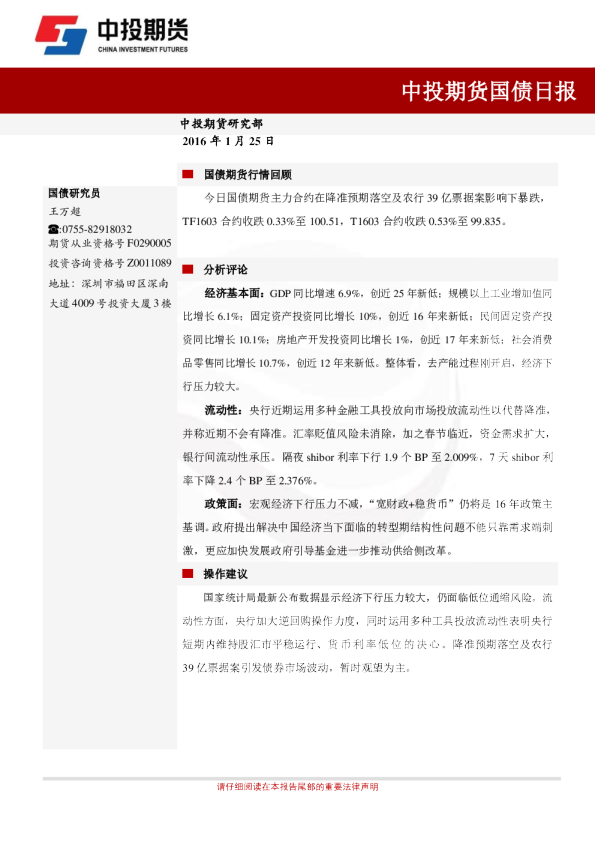 国债日报