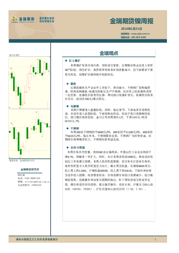 镍周报