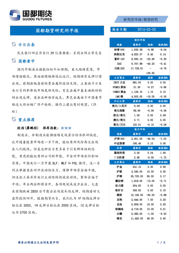 研究所早报