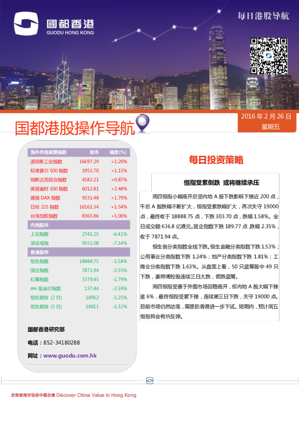 每日港股导航