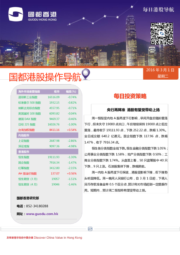 每日港股导航