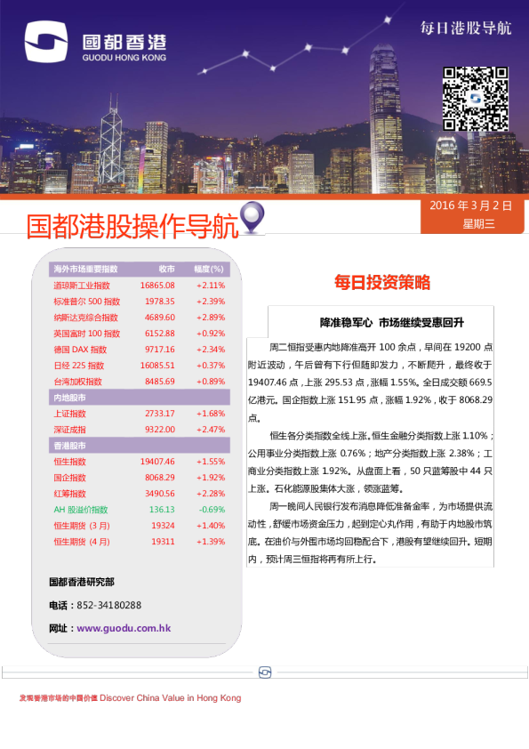 每日港股导航