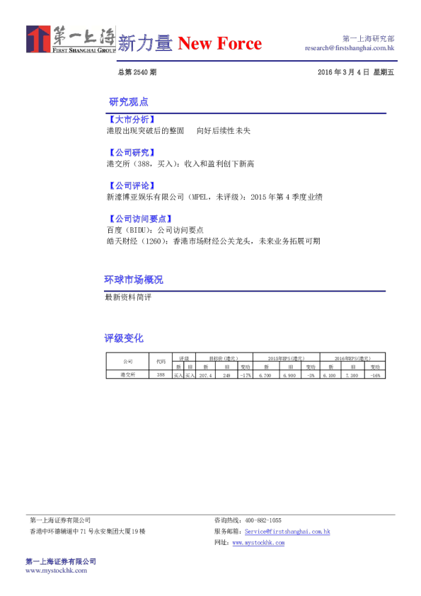 新力量New Force总第2540期