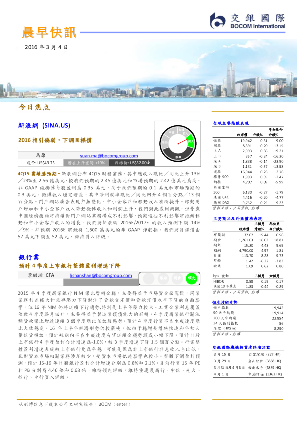 交银国际晨早快讯