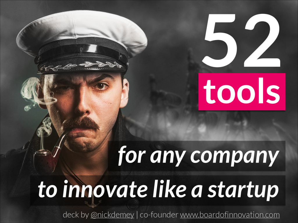 XT…创新委员会为企业家提供的52种工具