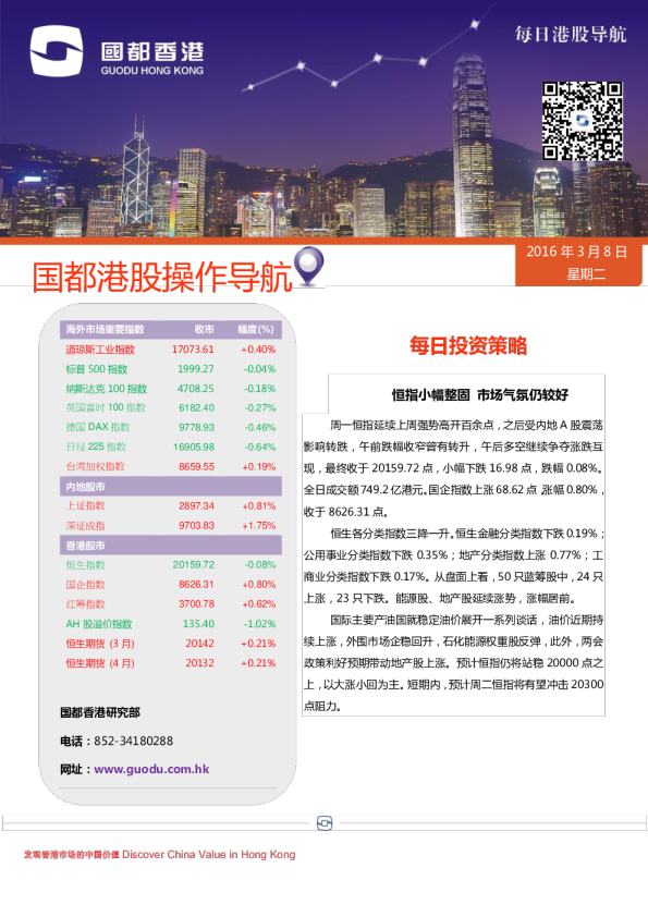 每日港股导航
