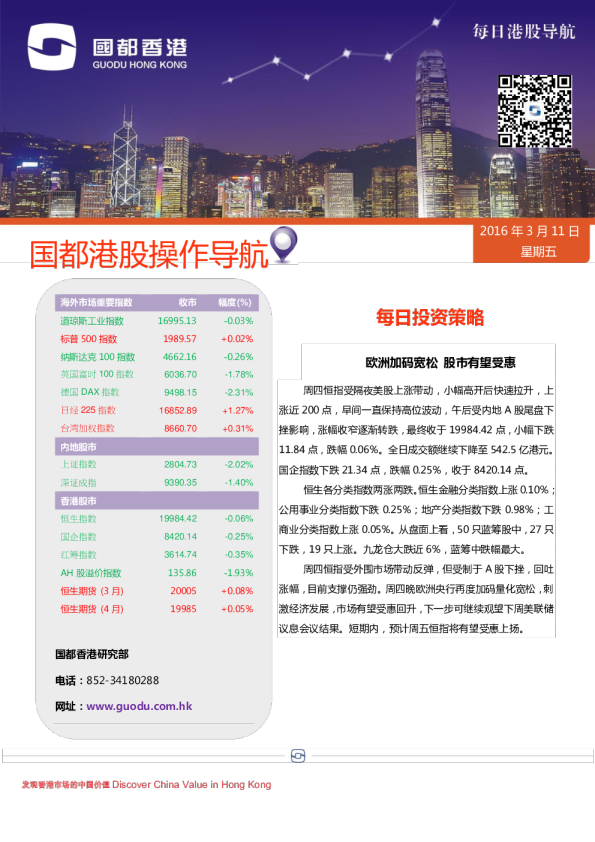 每日港股导航