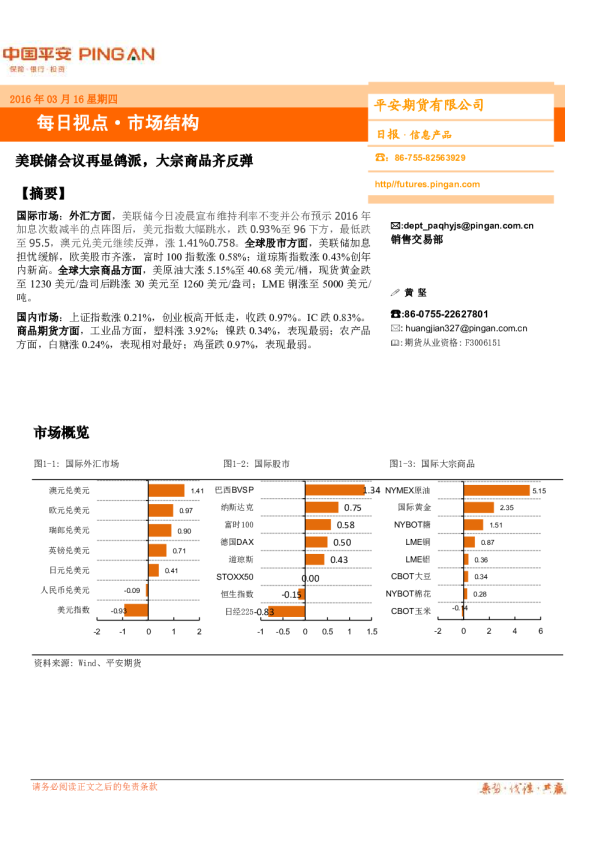 每日视点·市场结构：美联储会议再显鸽派，大宗商品齐反弹