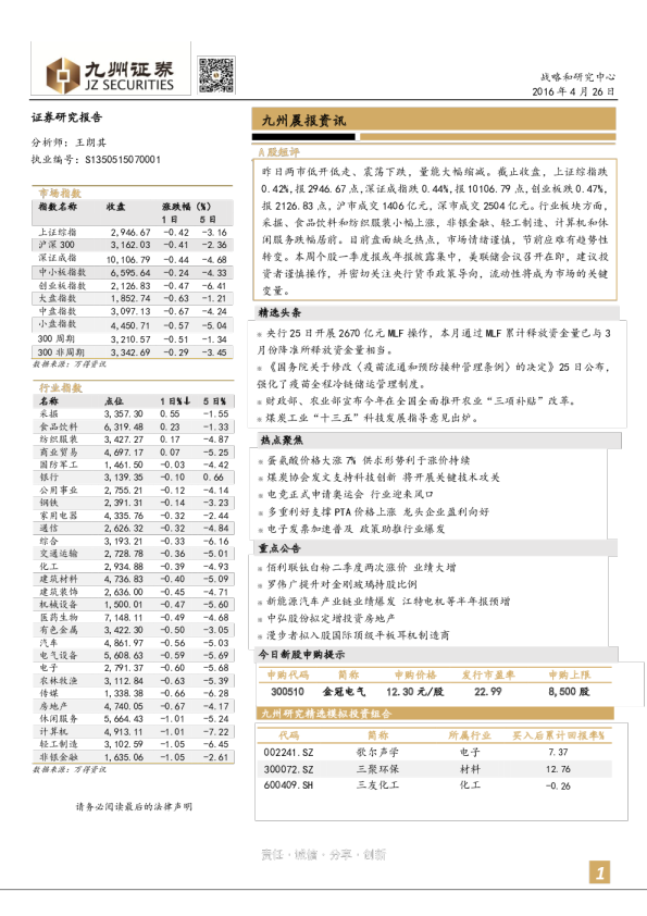 晨报资讯