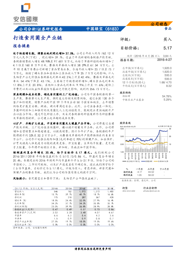 打造食用菌全产业链