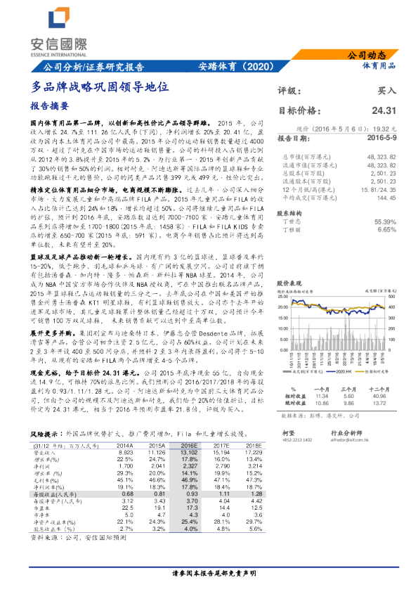 多品牌战略巩固领导地位