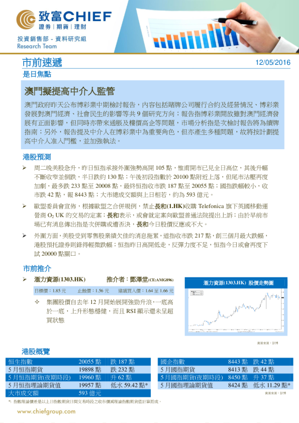 市前速递：澳门拟提高中介人监管