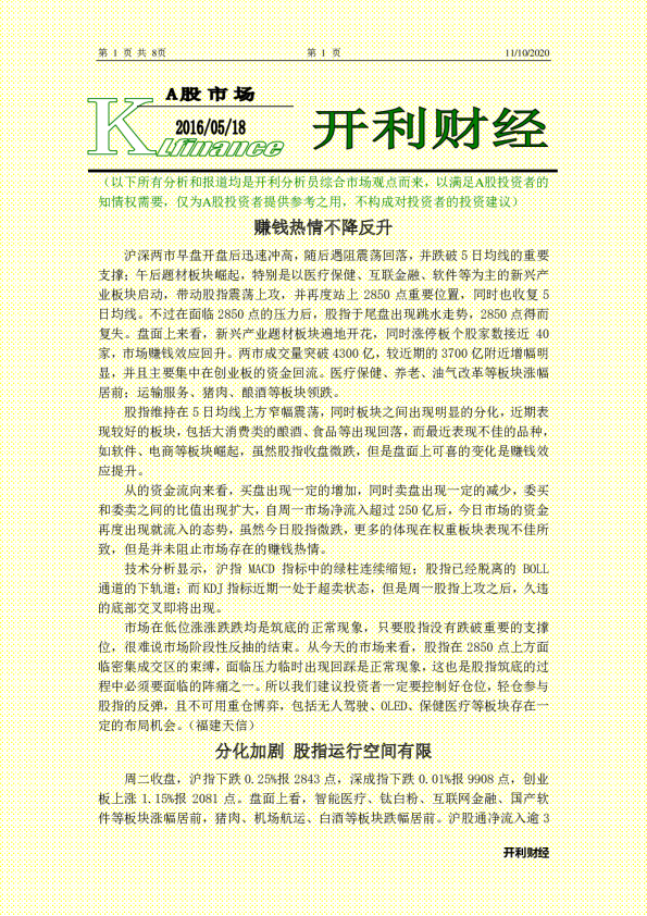 A股市场