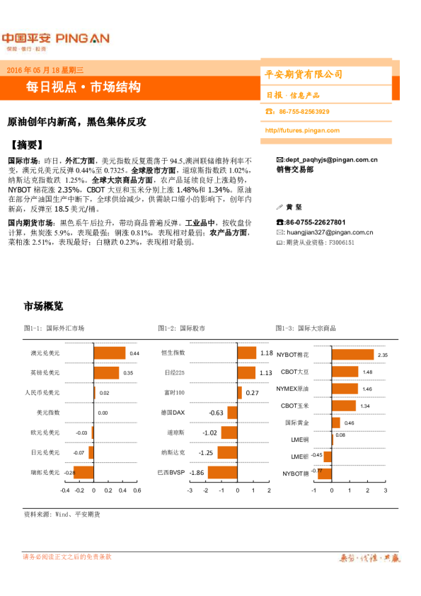 每日视点·市场结构：原油创年内新高，黑色集体反攻
