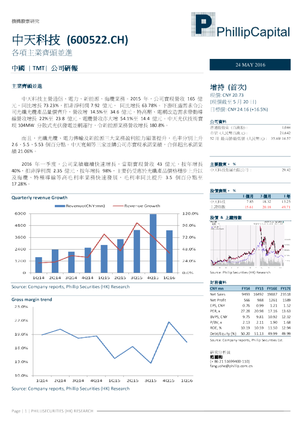 各项主业齐头并进