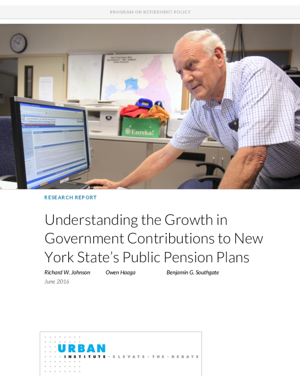 Understanding the Growth in Government Contributions to New York State