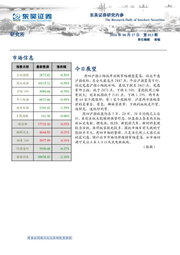 研究内参第813期