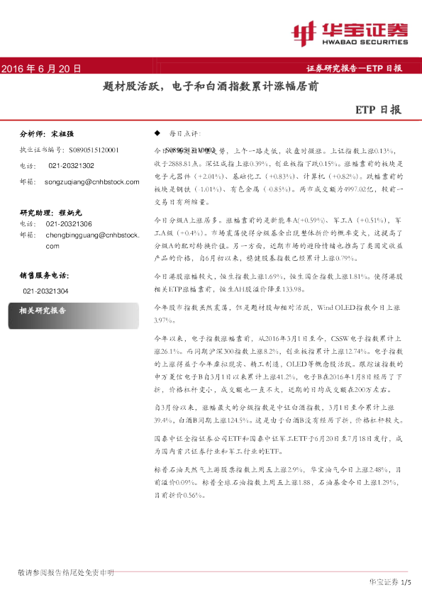 ETP日报：题材股活跃，电子和白酒指数累计涨幅居前