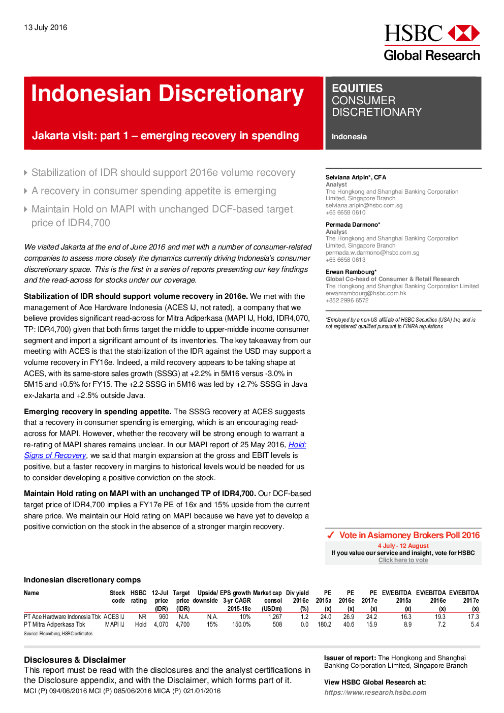 Indonesian Discretionary Jakarta Visit Part 1 Emerging