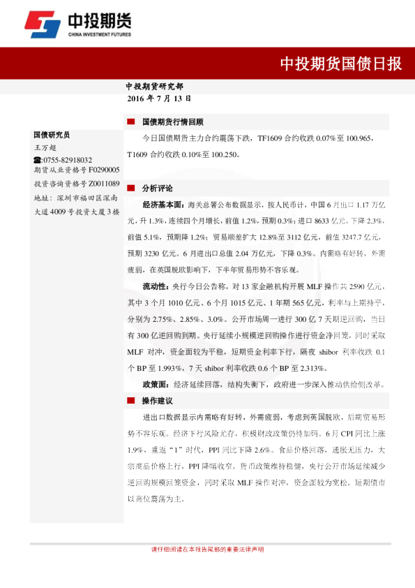 国债日报