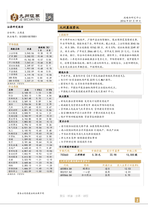 晨报资讯