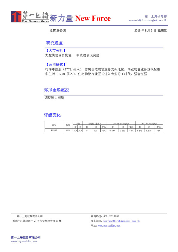 新力量New Force总第2640期