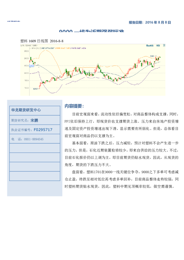 9000一线为近期强弱标准