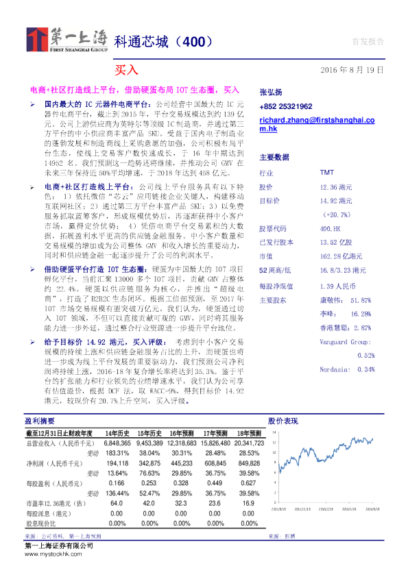电商+社区打造线上平台，借助硬蛋布局IOT生态圈，买入