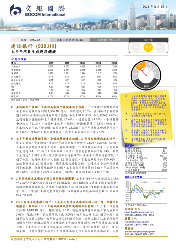 上半年不良生成速度趋缓