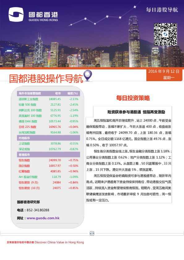 每日港股导航