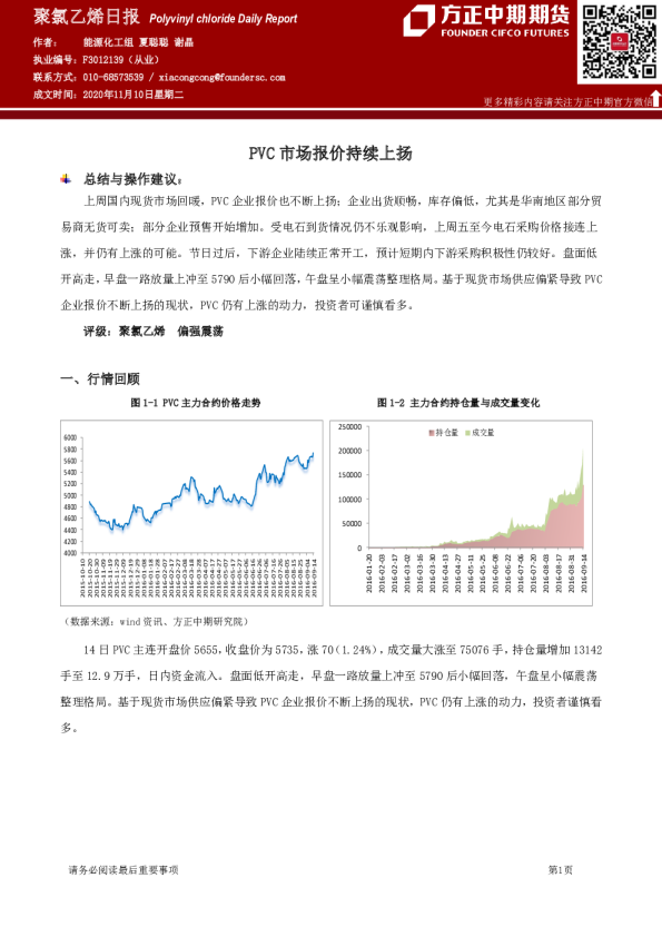PVC市场报价持续上扬