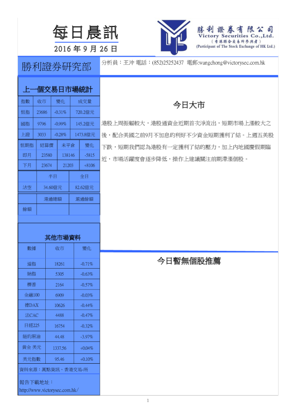 每日晨讯