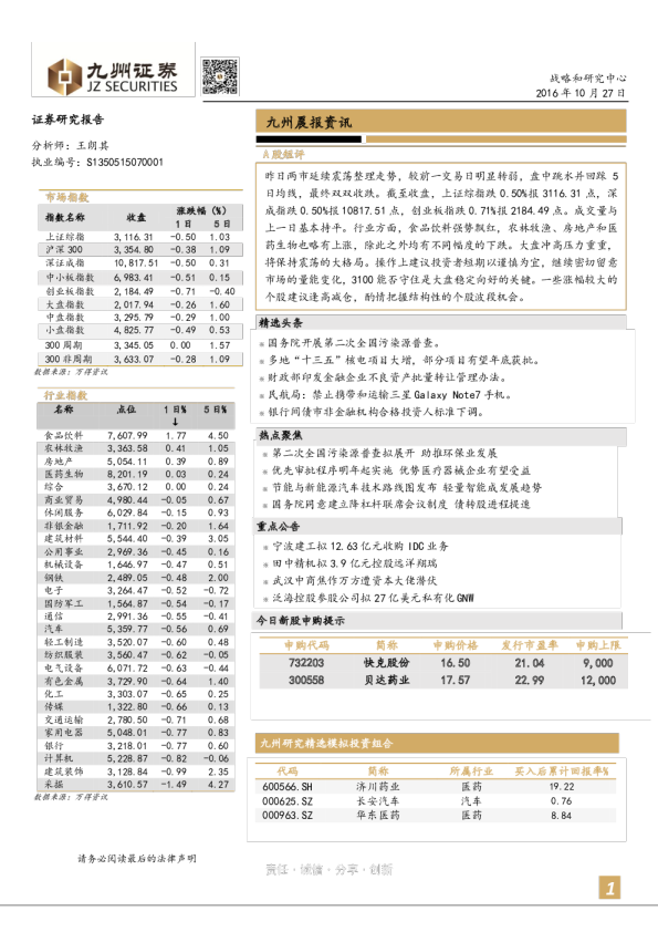 研究晨讯
