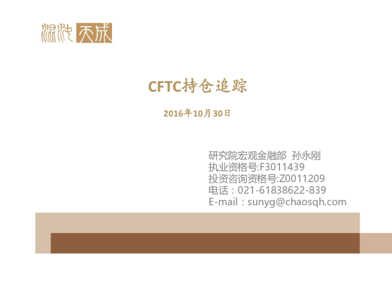CFTC持仓追踪