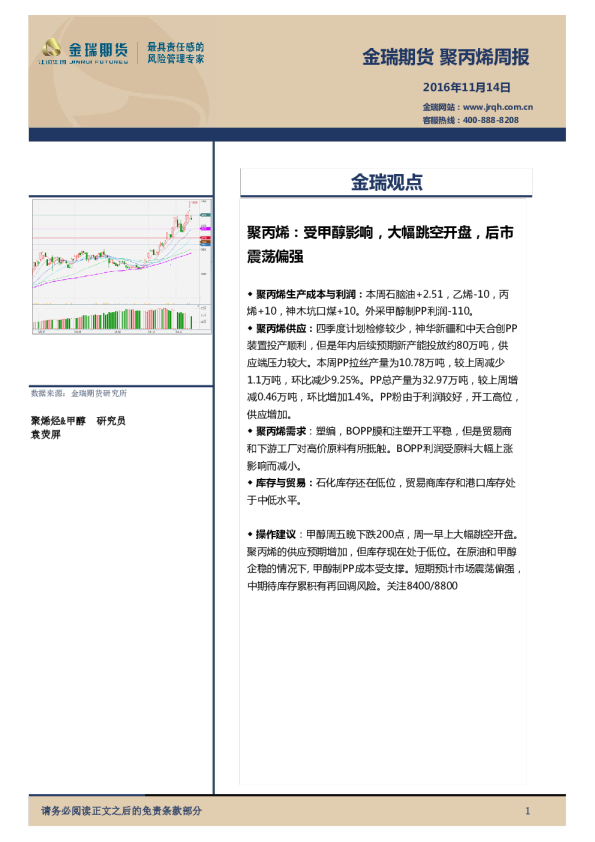 聚丙烯周报
