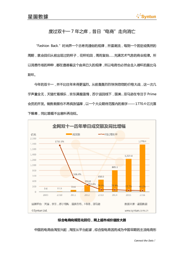度过双十一7年之痒，昔日“电商”走向消亡