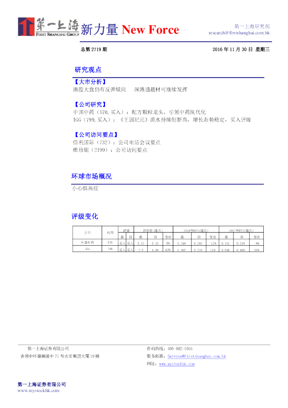 新力量New Force总第2719期