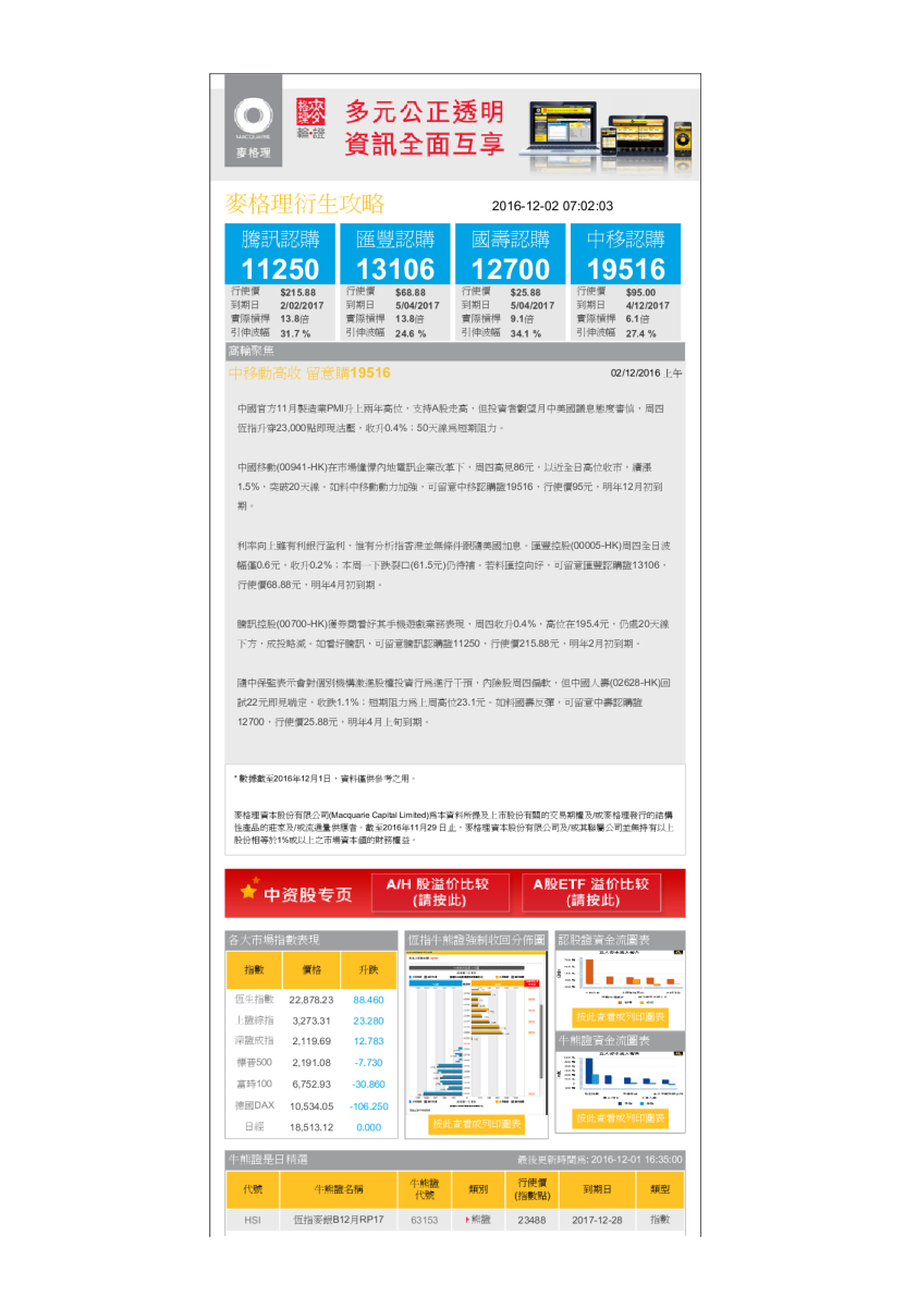 衍生攻略（上午）：中移动高收，留意购19516