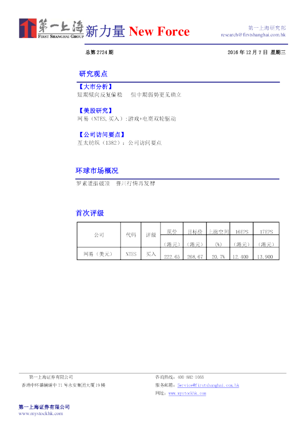 新力量New Force总第2724期