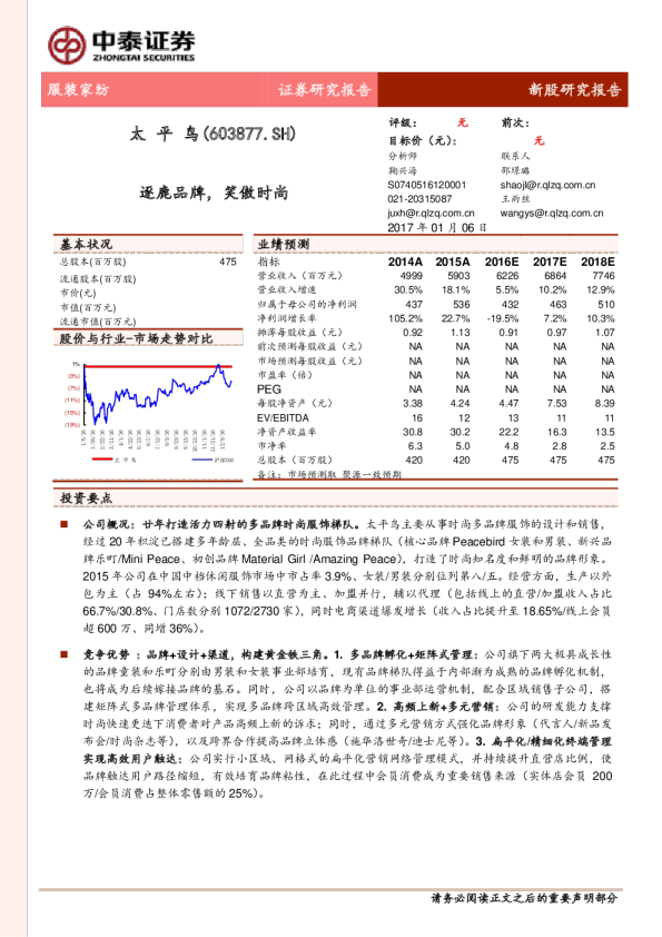 新股研究报告：逐鹿品牌，笑傲时尚