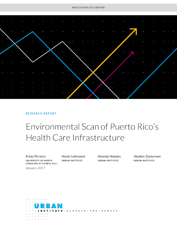 Environmental Scan of Puerto Rico’s Health Care Infrastructure