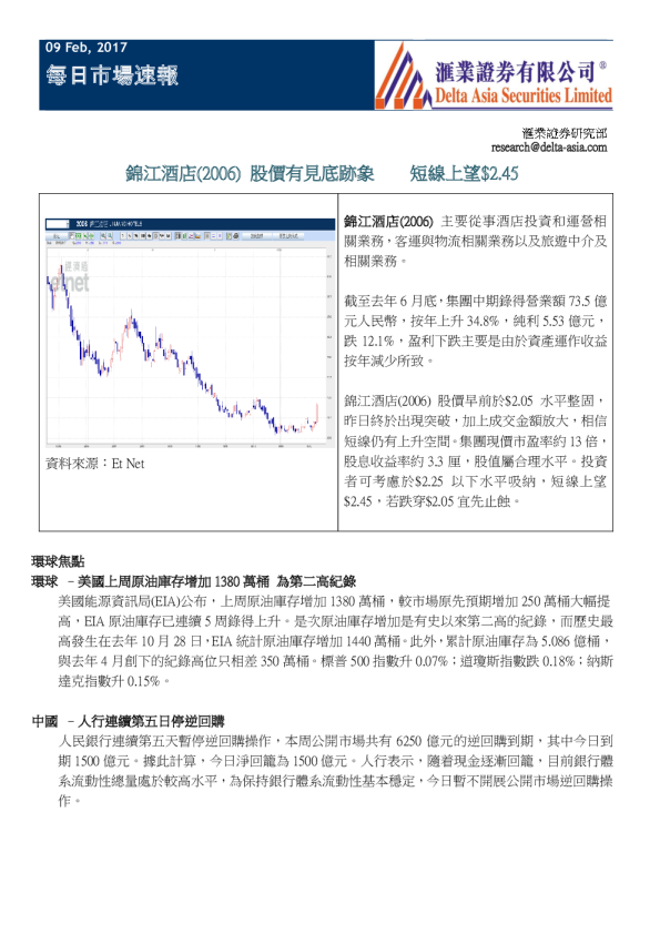 汇业证券每日市场速报