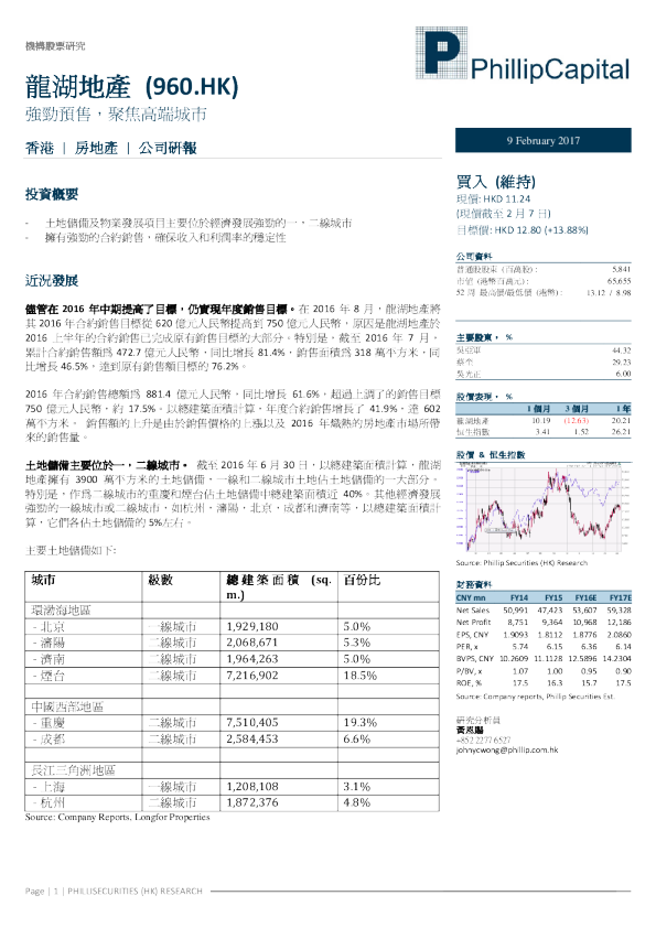 强劲预售，聚焦高端城市