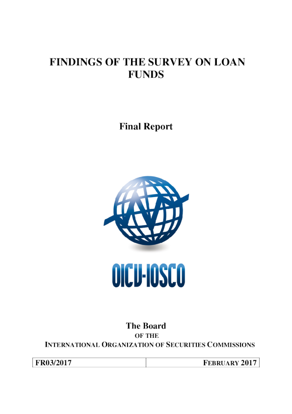 FR03/2017 Findings of the Survey on Loan Funds