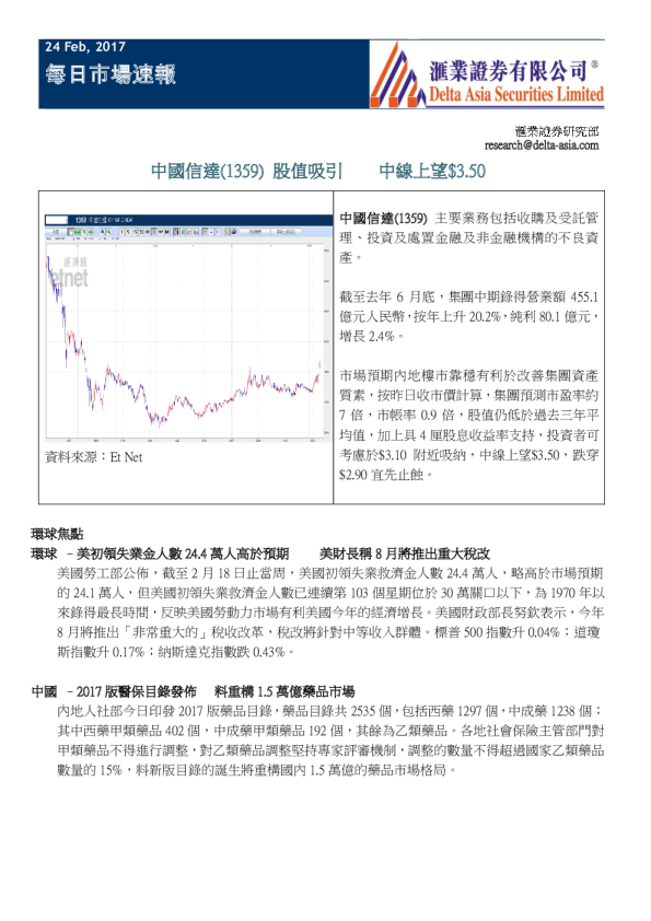 汇业证券每日市场速报