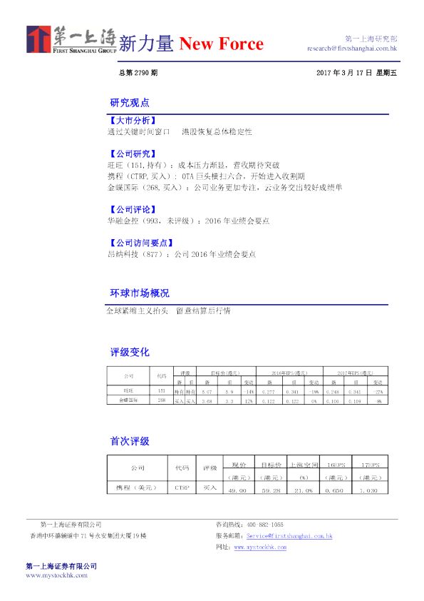 新力量New Force总第2790期