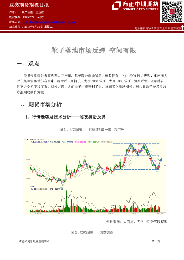 豆类期货期权日报